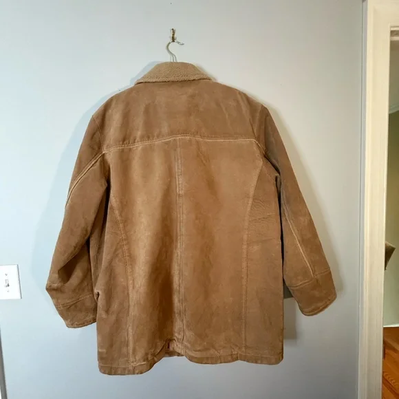 Wilsons Leather Brown Shearling Jacket - Picture 7 of 7